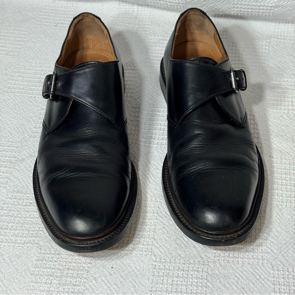 Coach New York Men’s Black‎ Leather Oxfords with Buckle size 8.5 main image 5